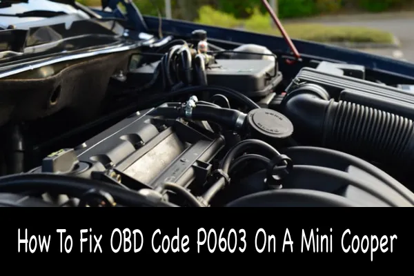 How To Fix OBD Code P0603 On A Mini Cooper
