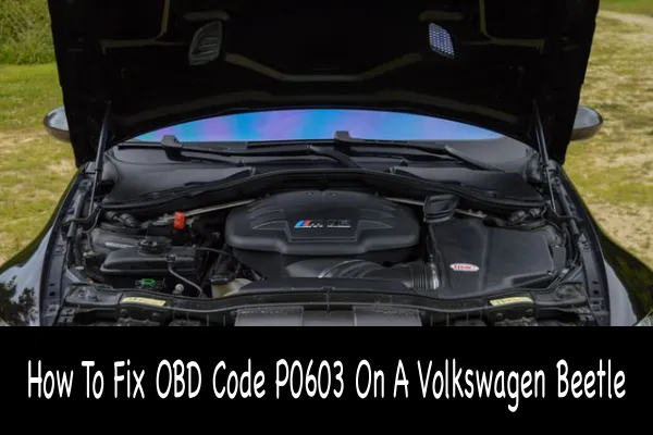 How To Fix OBD Code P0603 On A Volkswagen Beetle