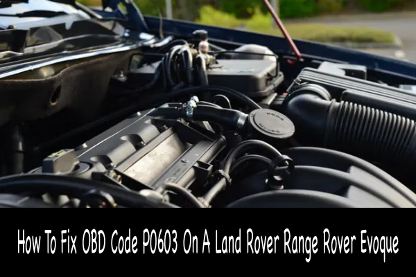 How To Fix OBD Code P0603 On A Land Rover Range Rover Evoque
