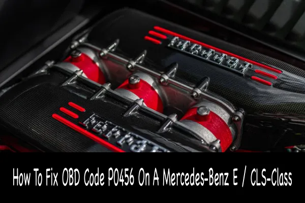 How To Fix OBD Code P0456 On A Mercedes-Benz E / CLS-Class