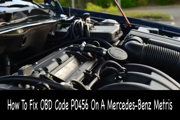 How To Fix OBD Code P0456 On A Mercedes-Benz Metris
